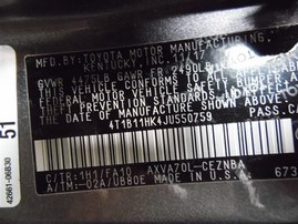 2018 Toyota Camry LE Gray 2.5L AT #Z24552